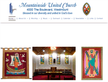 Tablet Screenshot of mountainsideunited.ca